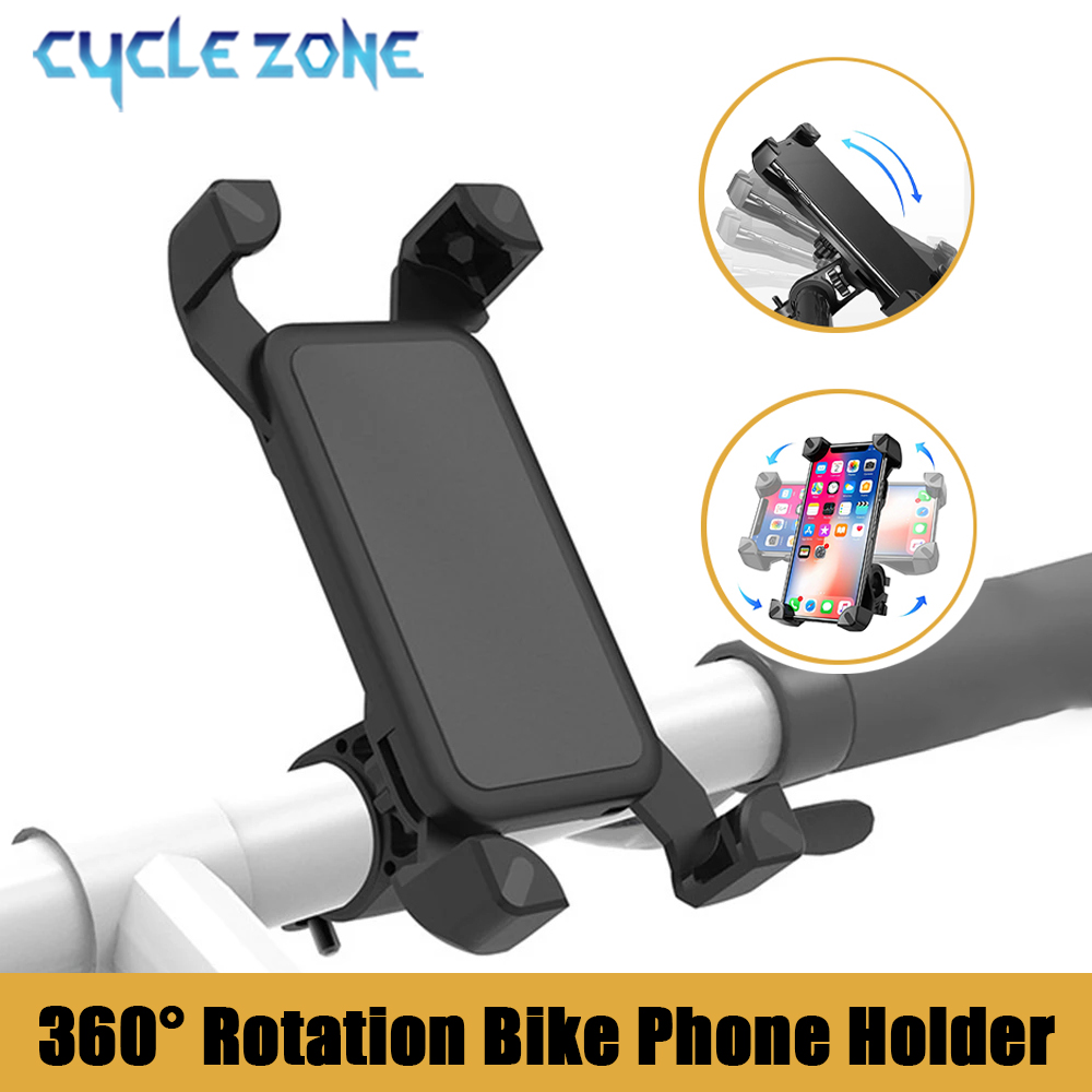 Phone Zone Accessories & Repair - 360 ° Verstelbare fietstelefoonhouder Universele fiets-