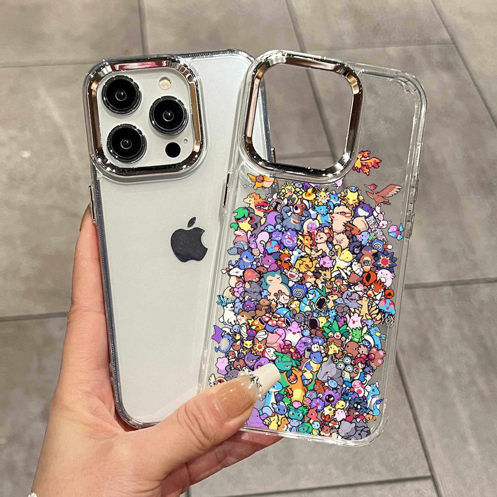 Y2K Phone Accessories - Schattige Cartoon P-Pokemon Collectie Telefoonhoesje voor