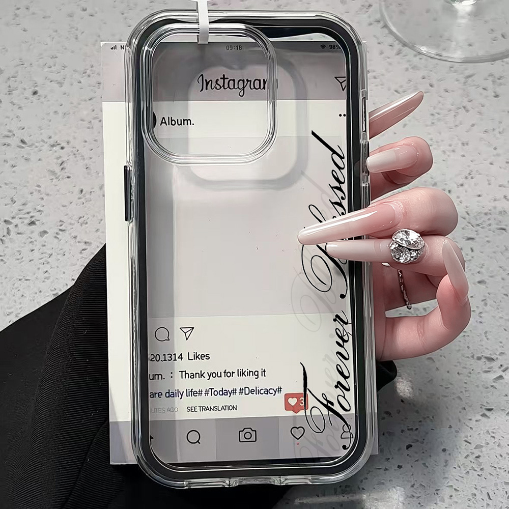 Xo Phone Accessories - Altijd Gezegend Simpele Transparante Telefoonhoesje voor