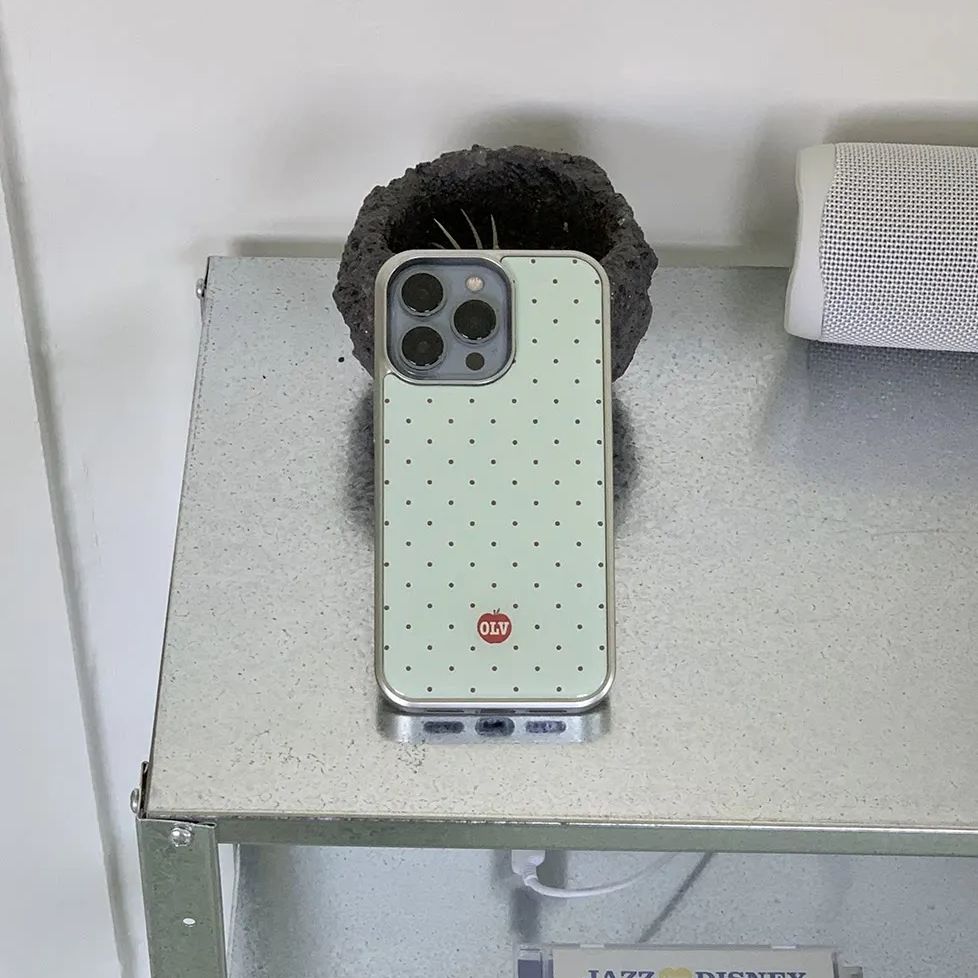 Y2K Phone Accessories - Koreaanse Ins High-end Cartoon Apple Polka