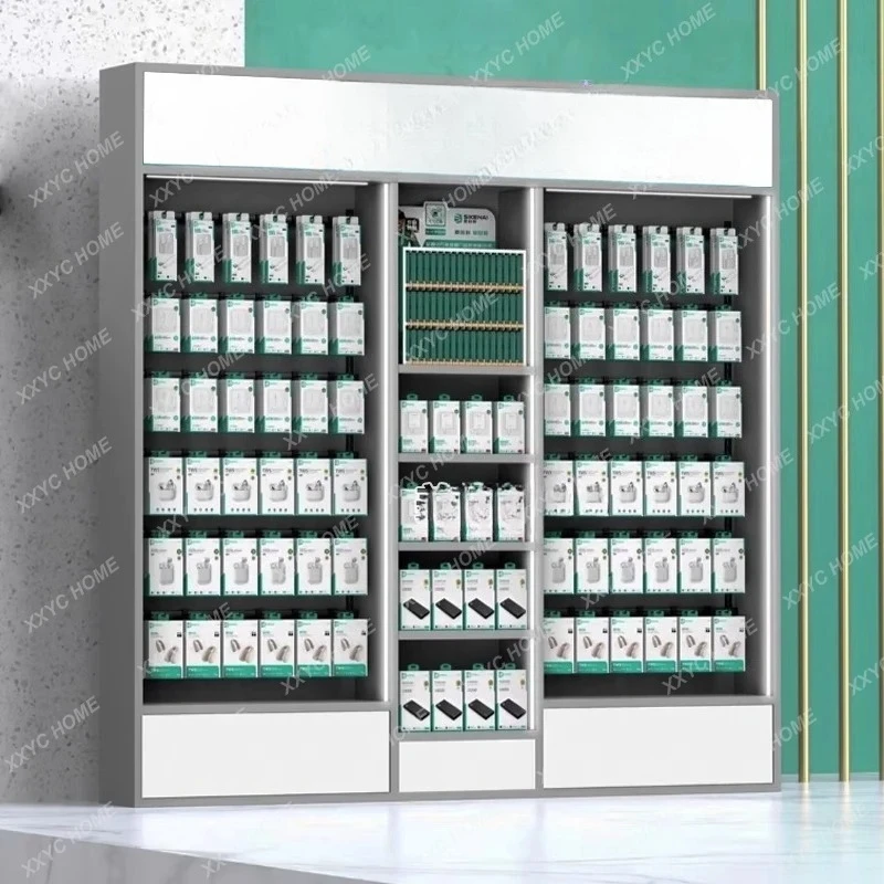 Phone Accessories Cabinet - Een displayrek voor mobiele telefoonaccessoires, displaykast