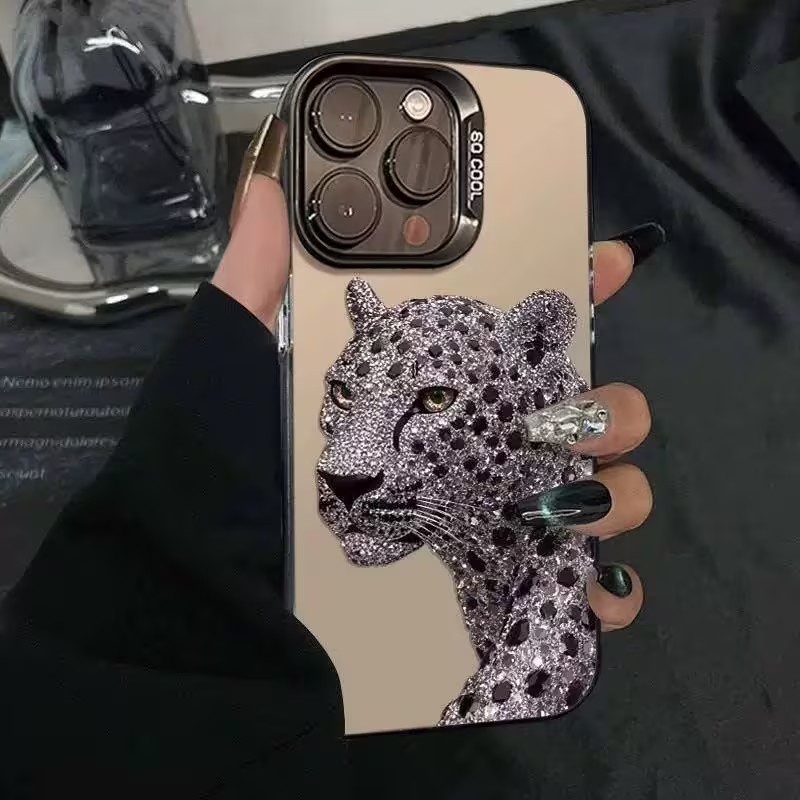 Xo Phone Accessories - IMD Holografische Zilveren Telefoonhoesje voor iPhone