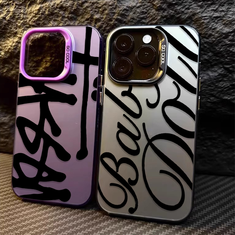 Xo Phone Accessories - Creatieve mode Engelse letter harde telefoonhoes
