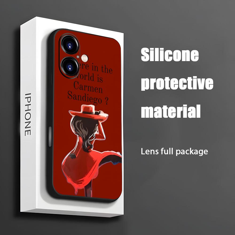 Xo Phone Accessories - Hot Carmen Sandiego Cartoon Telefoon Case