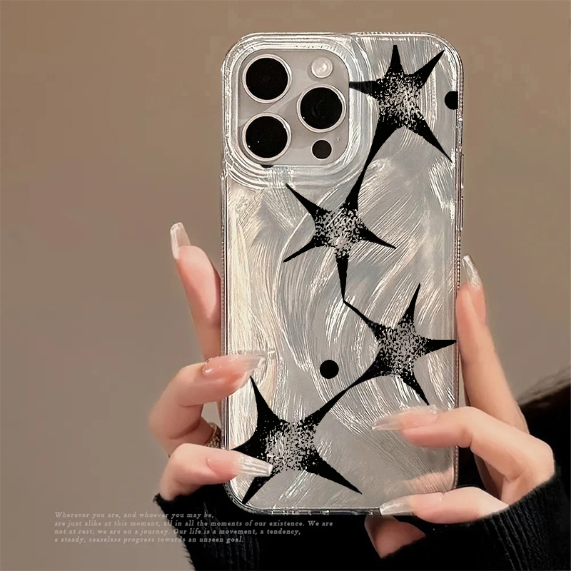 Xo Phone Accessories - Glanzende Ster Trendy Patroon Telefoonhoesje voor