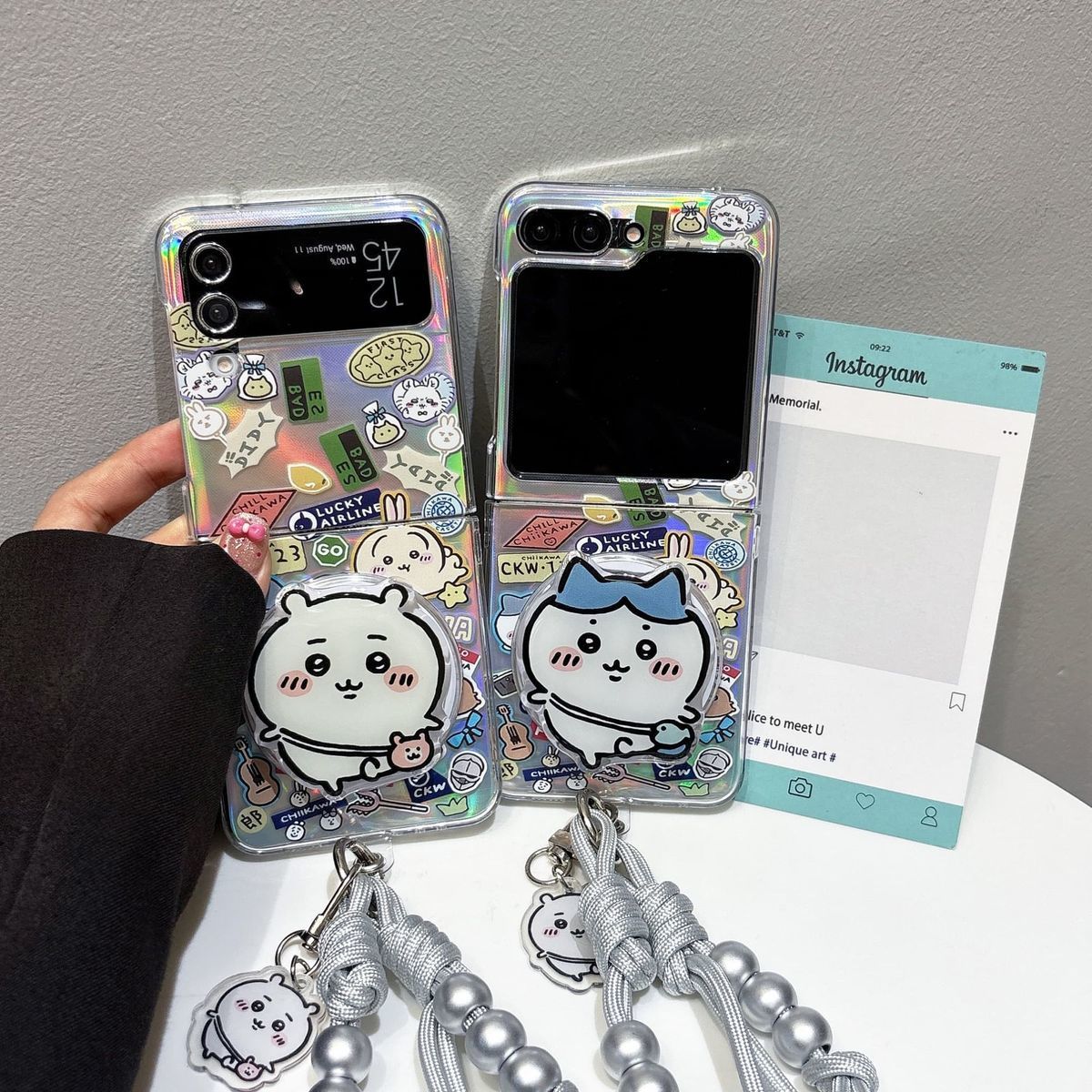 Phone Zone Accessories & Repair - Anime Chiikawa Hachiware Cartoon Geschikt voor
