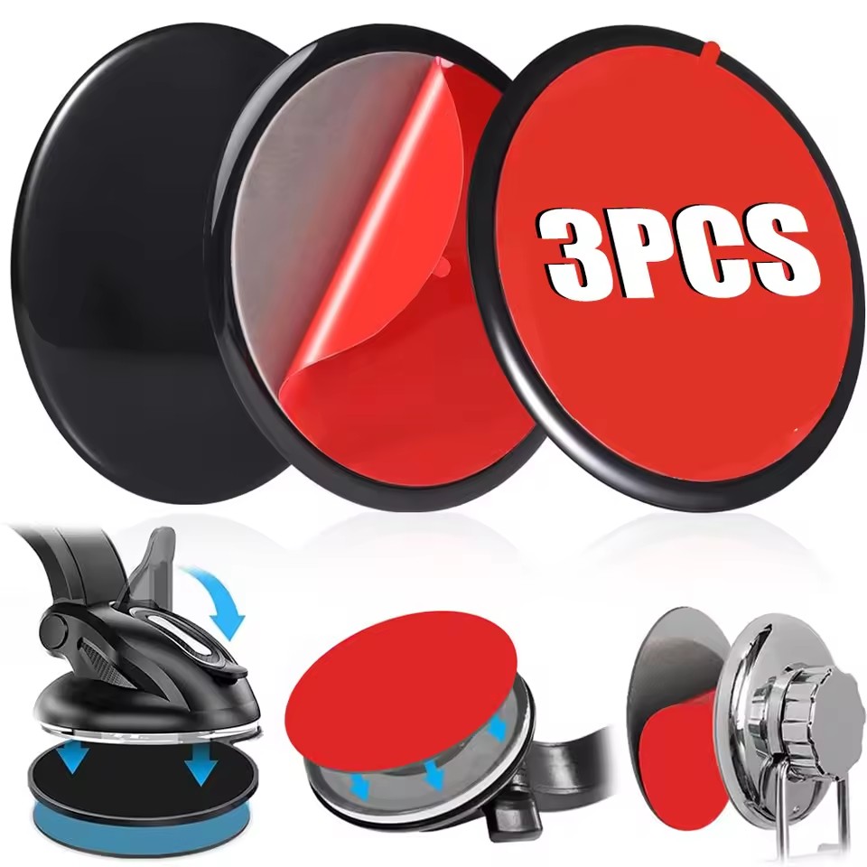 Quirky Phone Accessories - Universele dashboard kleefpadset voor zuignapbevestiging autohouder