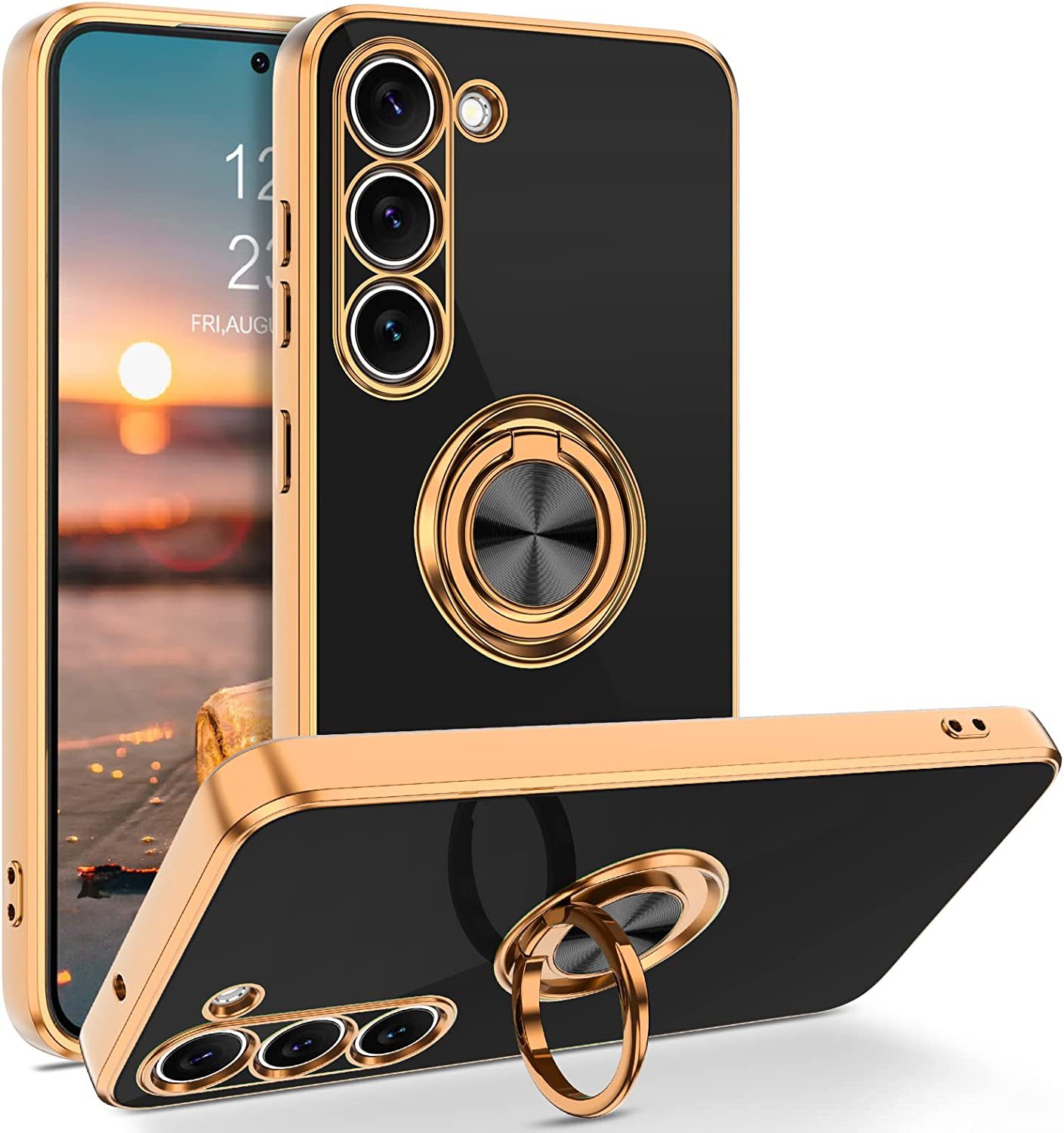 Quirky Phone Accessories - Luxe magnetische 360-beplating ° Ring Houder