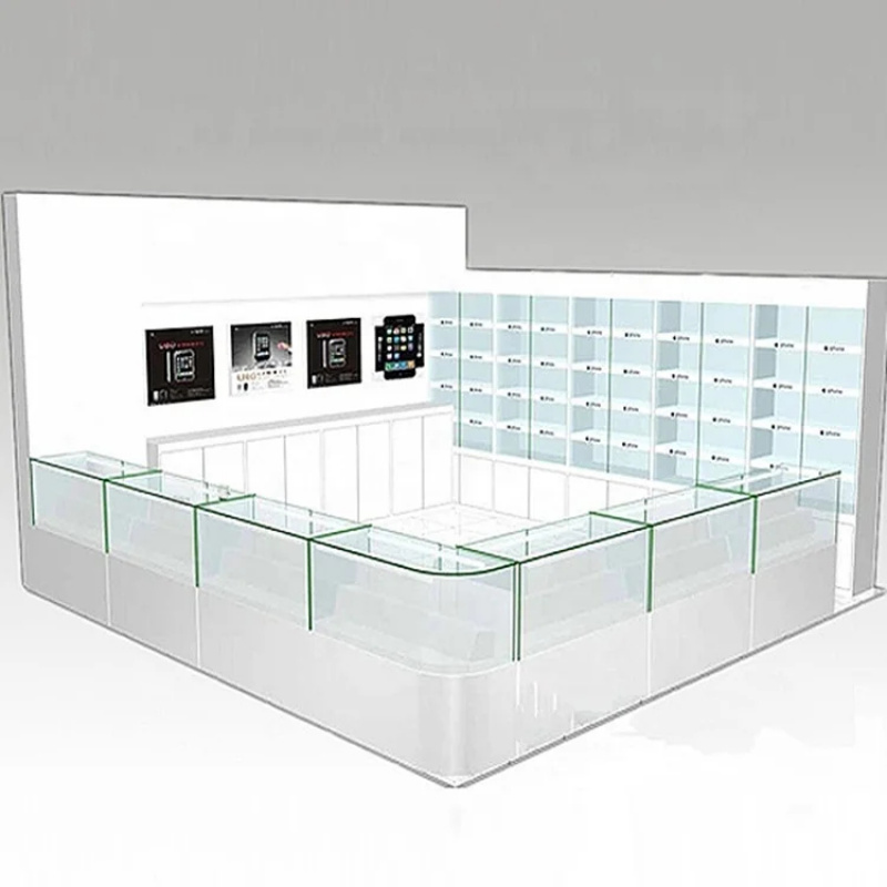 Phone Accessories Cabinet - Mobiele telefoon glazen display showcase design