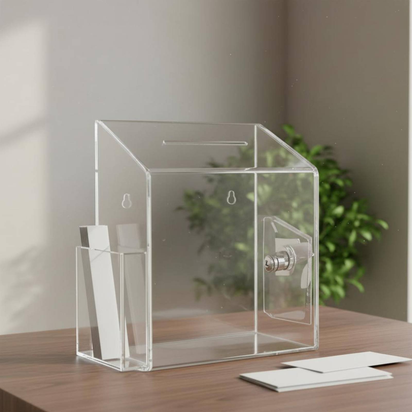 Acryl donatie-bedelaarsdoos me - Phone Accessories Company recensie en prijs