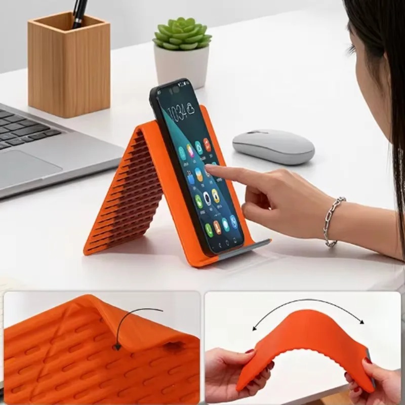 Flexibele opvouwbare siliconen - Desk Phone Stand recensie en prijs
