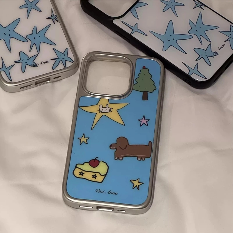 Ins Niche Creatieve Blauwe Ste - Y2K Phone Accessories recensie en prijs