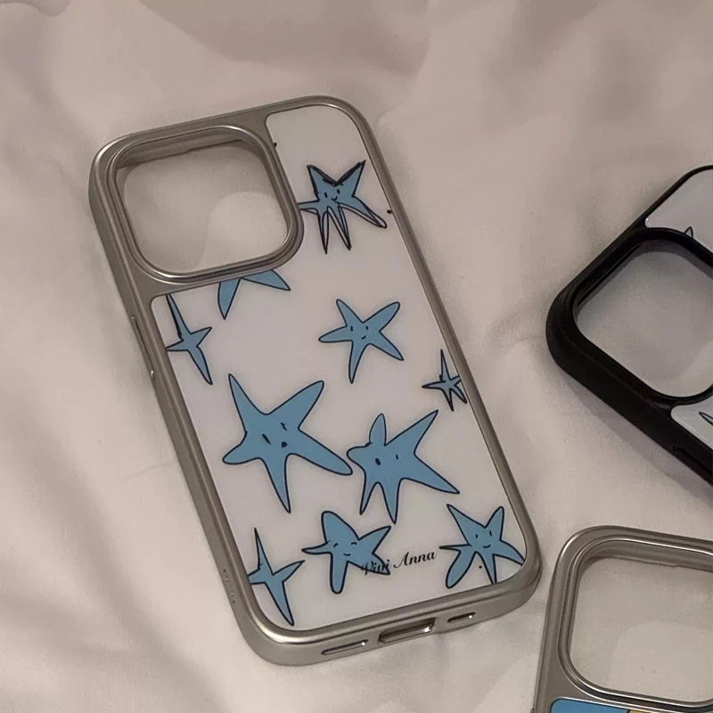 Ins Niche Creatieve Blauwe Ste - Y2K Phone Accessories recensie en prijs