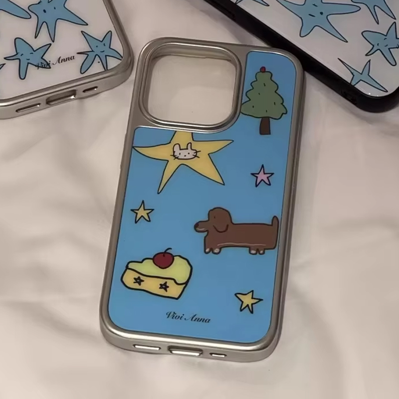 Ins Niche Creatieve Blauwe Ste - Y2K Phone Accessories recensie en prijs
