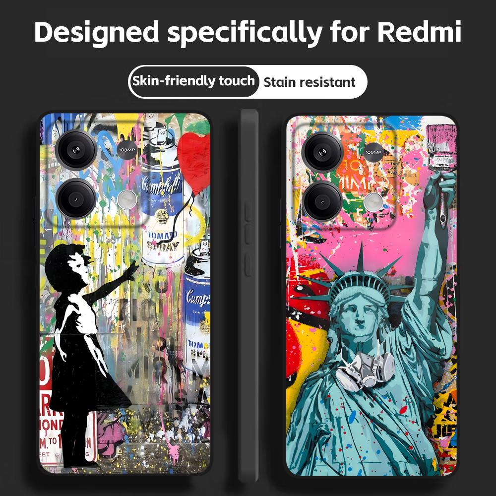 Banksy Graffiti Art Telefoon C - X Phone Accessories recensie en prijs