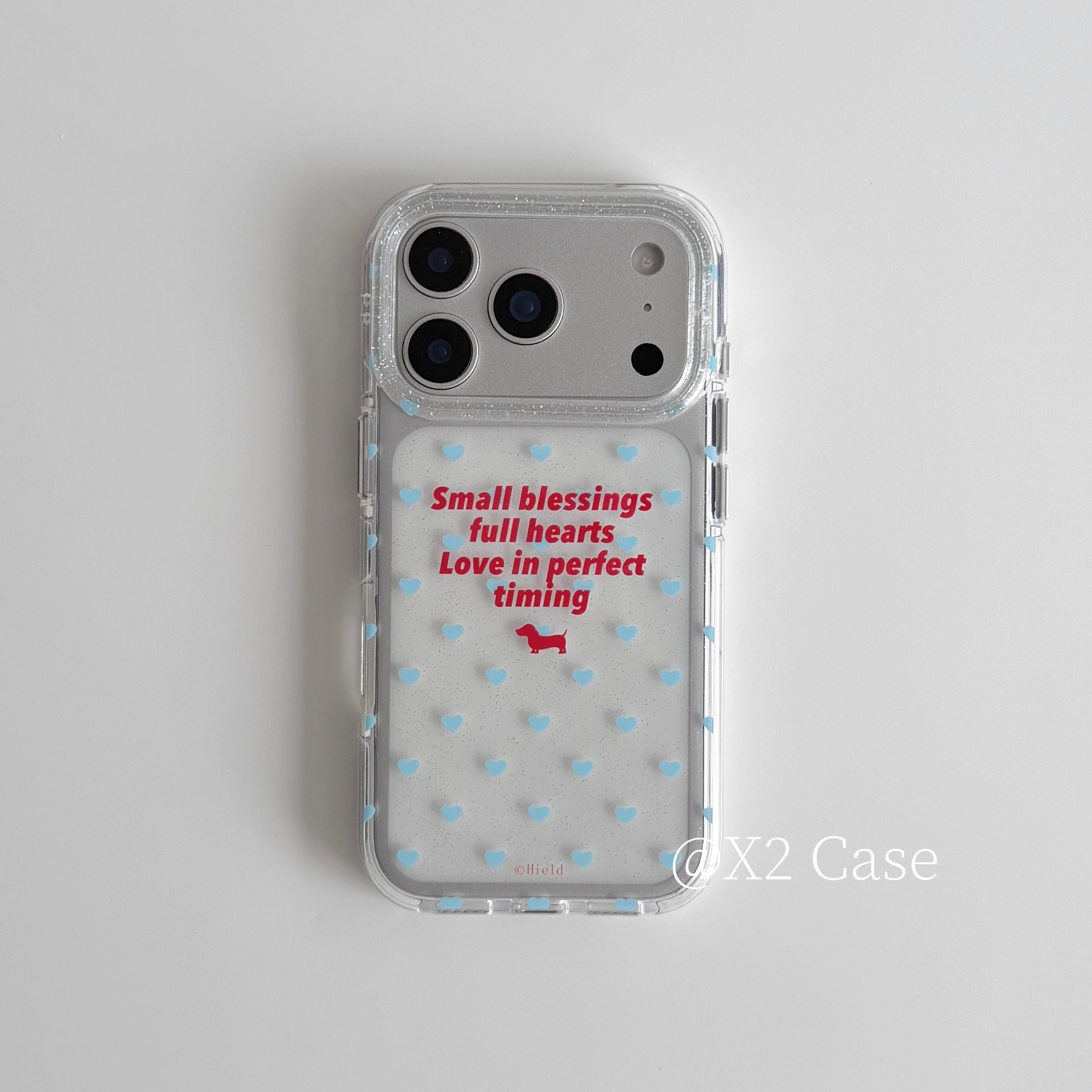 Ins Blue Love English Shining  - Y2K Phone Accessories recensie en prijs