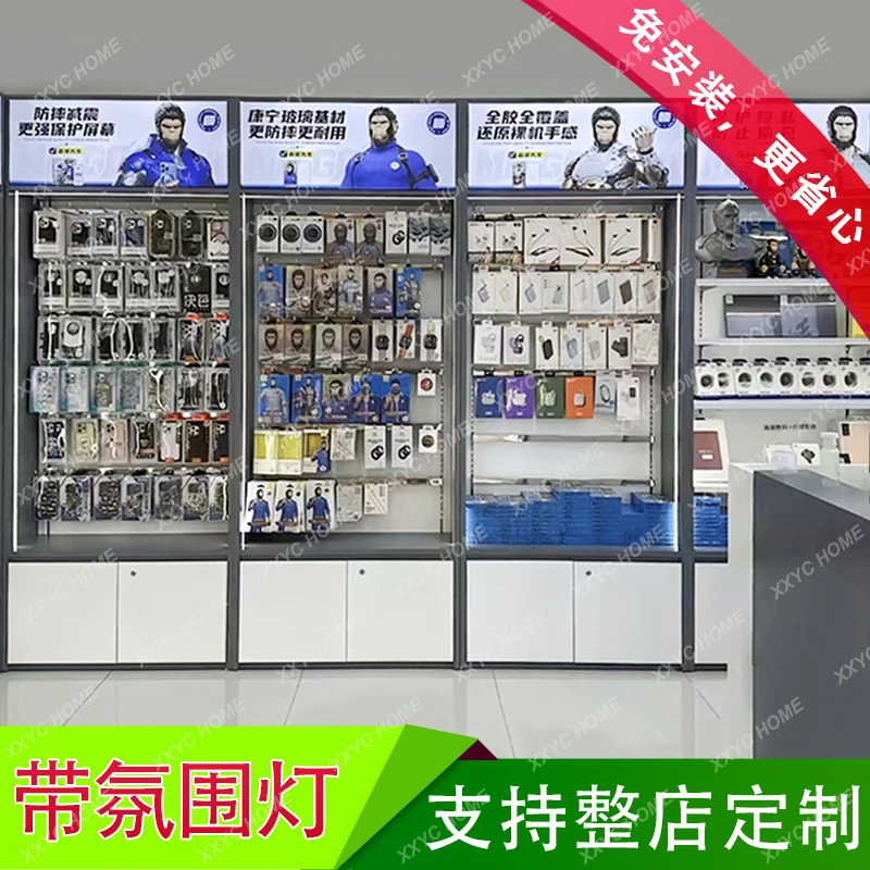 Een displayrek voor mobiele te - Phone Accessories Cabinet recensie en prijs