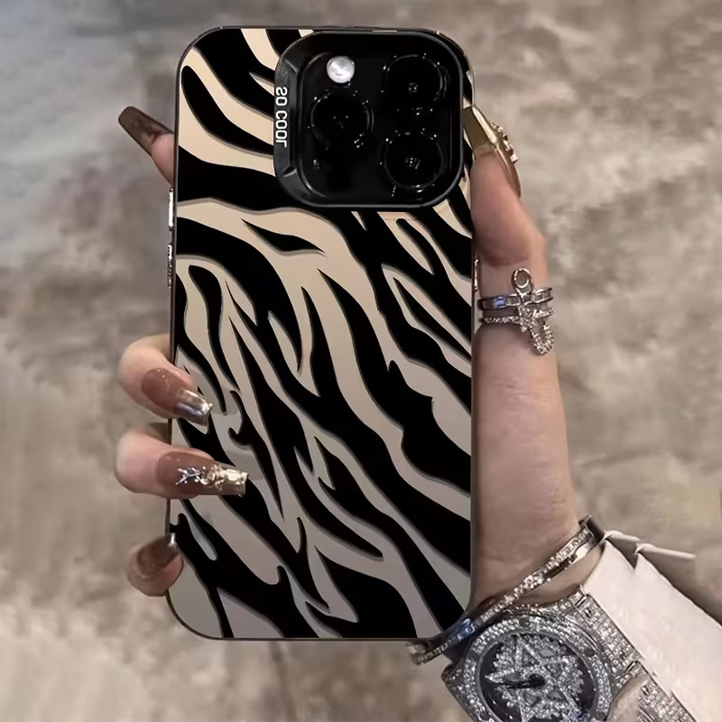 Zebra-patroon Zwarte Geavancee - Phone Accessories Iphone recensie en prijs