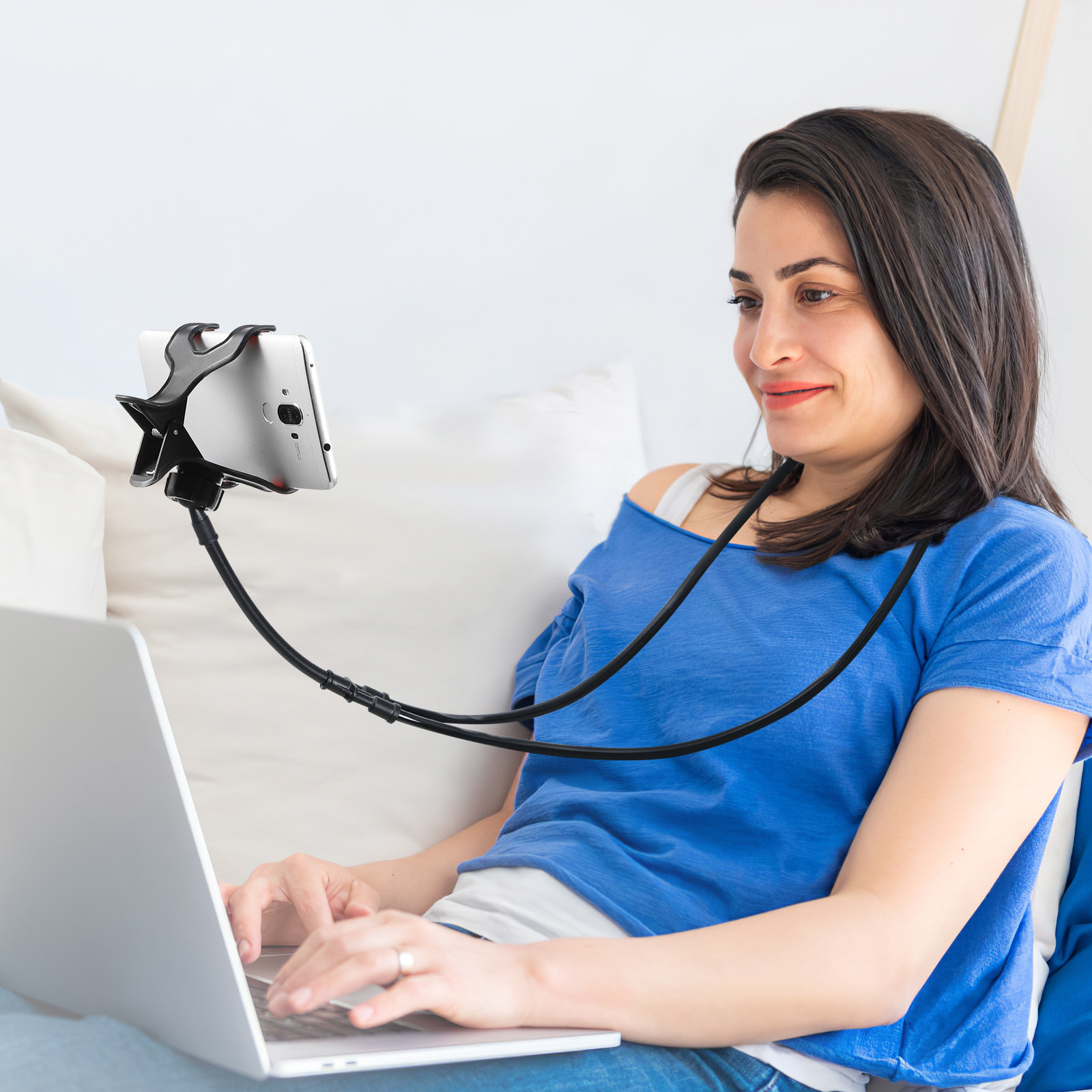 1 stuk flexibele telefoonhoude - Desk Phone Stand recensie en prijs