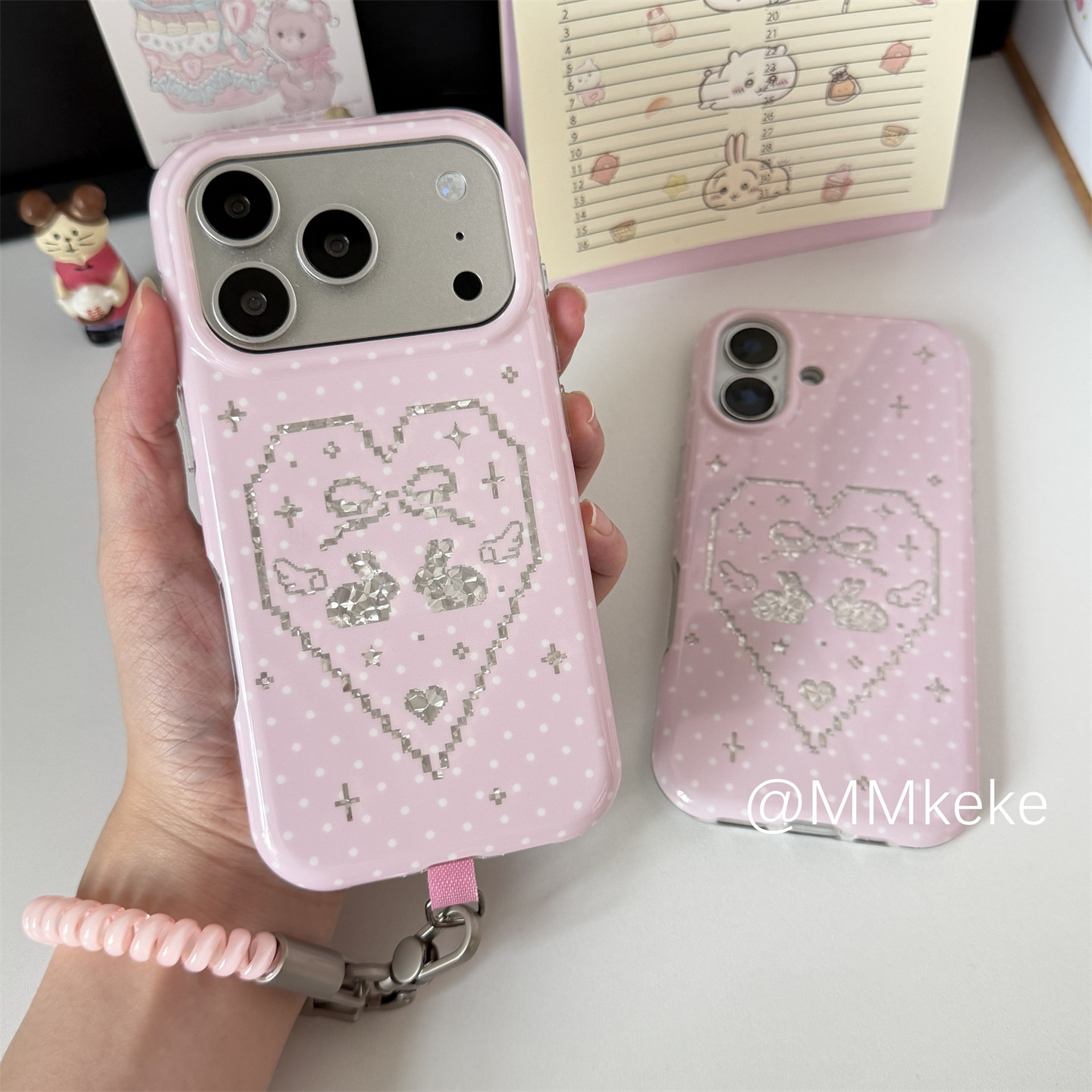 Koreaanse Ins Roze Zoete Meisj - Y2K Phone Accessories recensie en prijs