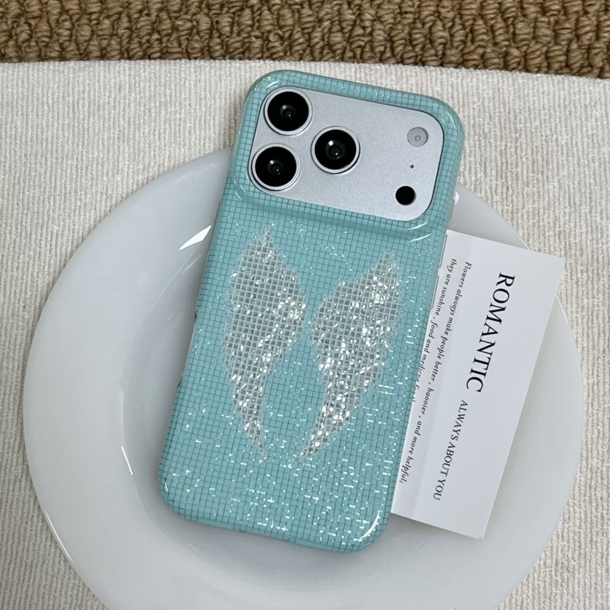 Koreaanse Mintkleurige Engelse - Y2K Phone Accessories recensie en prijs