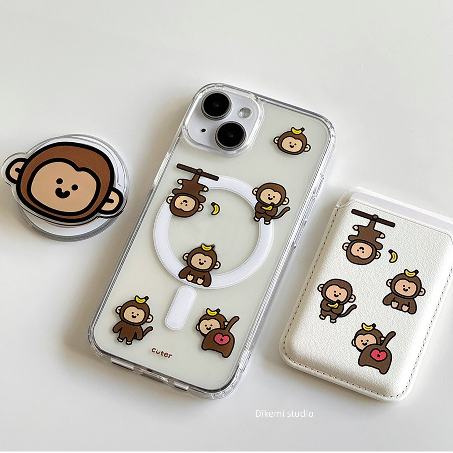 Bruine Bananen Baby Aap Y2K IN - Y2K Phone Accessories recensie en prijs