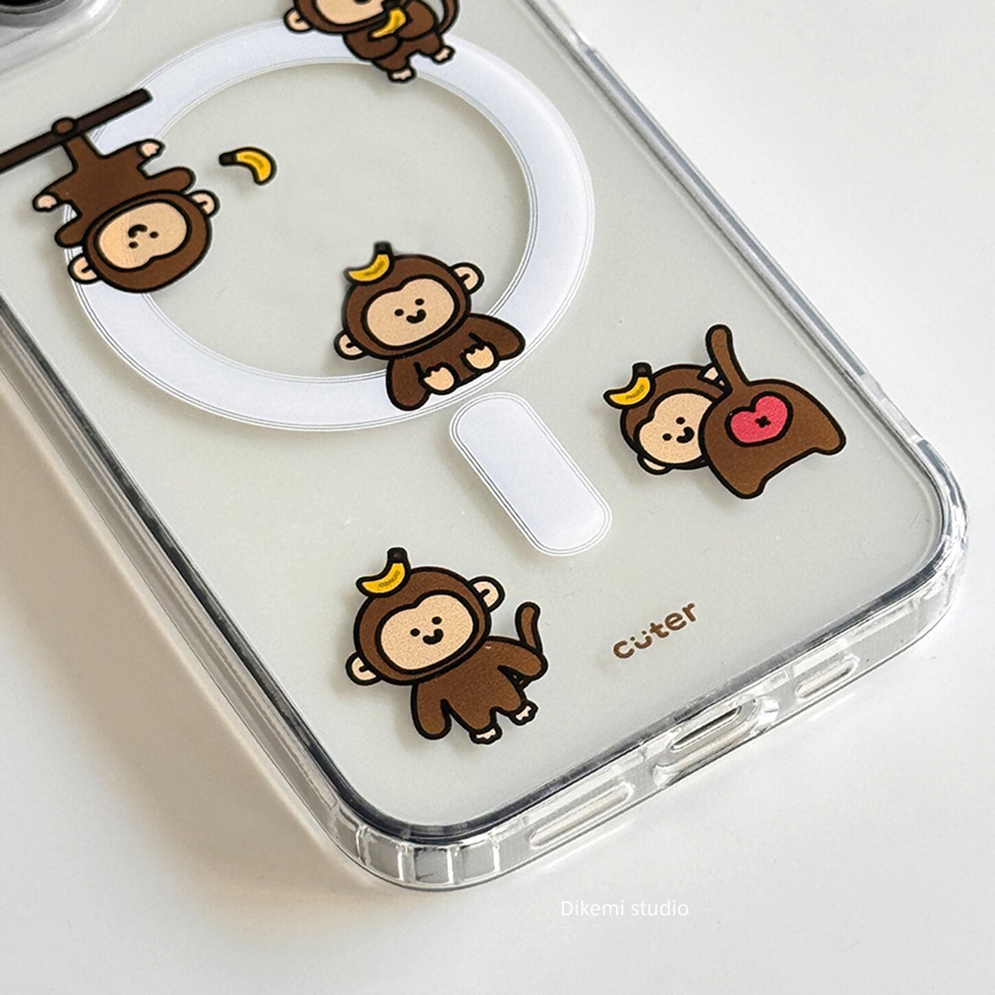 Bruine Bananen Baby Aap Y2K IN - Y2K Phone Accessories recensie en prijs