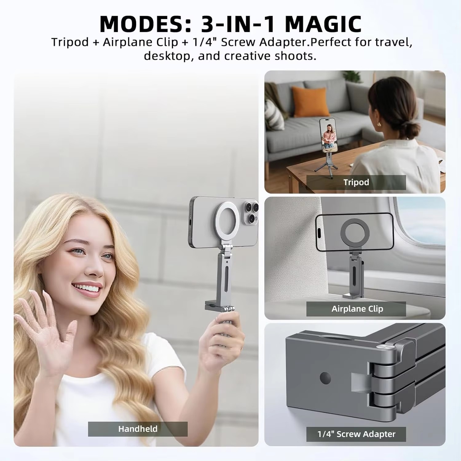 Universele magnetische telefoo - Quirky Phone Accessories recensie en prijs
