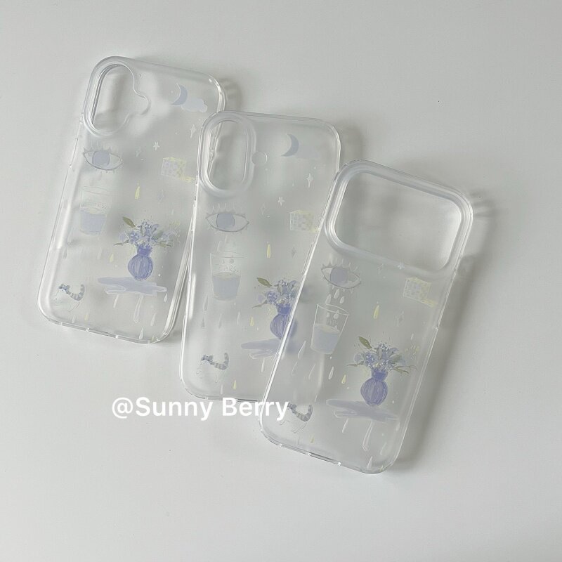 Koreaanse Ins Blue Tear Vase I - Y2K Phone Accessories recensie en prijs