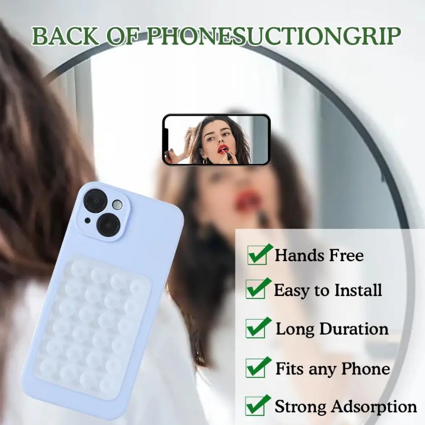 Siliconen zuigtelefoonhouder M - Quirky Phone Accessories recensie en prijs
