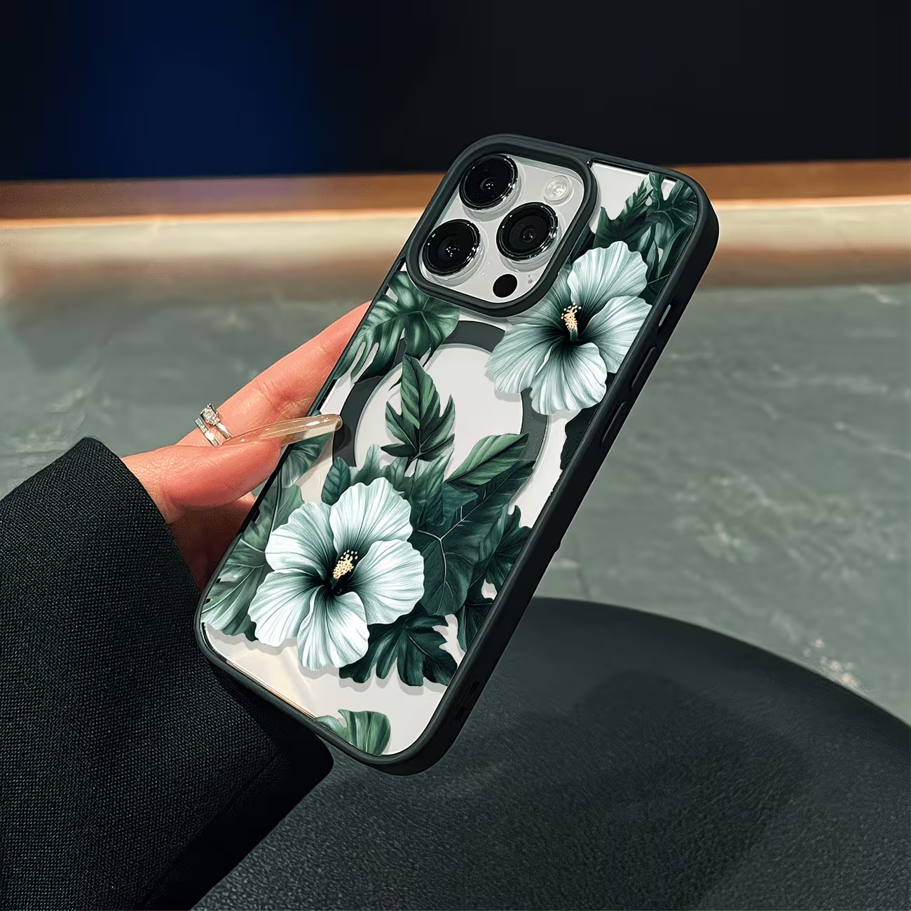 Groene bloemenprint telefoonho - Xo Phone Accessories recensie en prijs