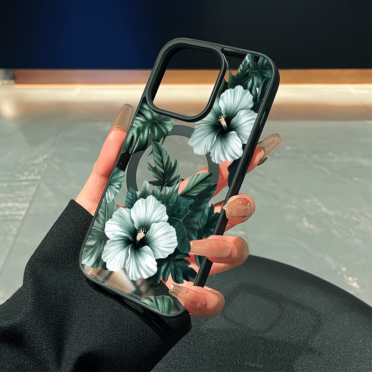 Groene bloemenprint telefoonho - Xo Phone Accessories recensie en prijs